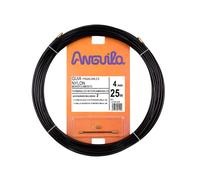 Anguila Guía Pasacables Nylon Negro ⌀4mm 25m T.Intercamb Electricista