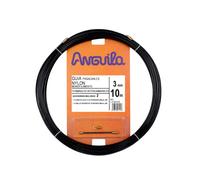 Anguila Guía Pasacables Nylon Terminales Intercambiables Negro ⌀3mm 10m