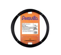 Anguila Guía Pasacables Nylon Terminales Intercambiables Negro ⌀3mm 25m