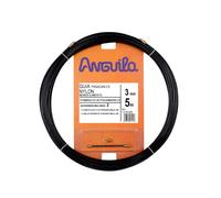 Anguila Guía Pasacables Nylon Terminales Intercambiables Negro ⌀3mm 5m