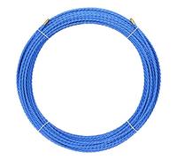 Anguila Guía Pasacables Semiindustrial Poliéster Triple Azul ⌀6mm 30m