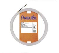 Anguila | Guía Pasacables | Terminales Fijos | Monofilamento | Nylon | Color Blanco | Diámetro 3mm| 5 Metros