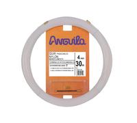 Anguila | Guía Pasacables | Terminales Intercambiables | Monofilamento | Nylon | Color Blanco | Diámetro 4mm | 30 metros