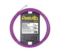 Anguila Max Guía Pasacables Cordón Acero-Nylon T.Mixtos Púrpura ⌀4mm 12m