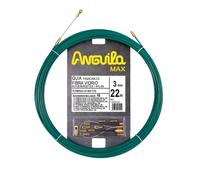 Anguila Max Guía Pasacables Fibra de Vidrio T.Mixtos Verde ⌀3mm 22m