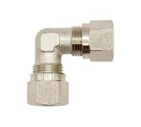 Ángulo de atornillado, tubo exterior de 18 mm de diámetro, SW 22, SW1 32, presión de funcionamiento máx. 60 bar, temperatura máx. 150 °C, latón vern.