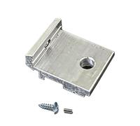Ángulo de esquina de aluminio mecanizado de precisión y tornillos de fijación para sistemas de marcos estructurales 2020 3030 4040 Soportes de montaje de aluminio laterales