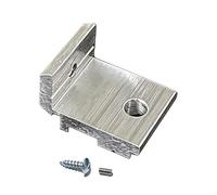 Ángulo de esquina de aluminio mecanizado de precisión y tornillos de fijación para sistemas de marcos estructurales 2020 3030 4040 Soportes de montaje de aluminio laterales