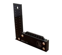 Ángulo de maquinista, ángulo de carpintero,regla de ángulo recto L-cuadrados Herramientas multifuncionales de carpintero | Regla de metal, herramienta de borde recto, herramienta cuadrada para