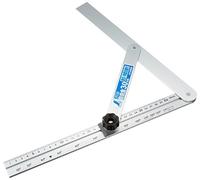 Ángulo de medición (Shinwa Sokutei), conector transversal de aluminio, 30 cm (62660), grosor del vástago de 3 mm