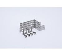 Ángulo de montaje de 19 mm, mosquitera para ventana, fijación en ángulo de montaje, protección contra insectos, muelles colgantes, mosquitera, soporte, accesorios, fijación sin agujeros, mosquitera