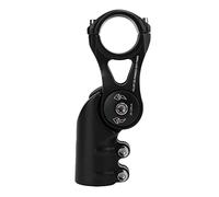 Ángulo del vástago de la bicicleta Elevador de altura ajustable Aleación de aluminio Piezas de ciclismo de bicicleta de montaña Vástago de 31,8 x 75 mm para mejorar la postura y
