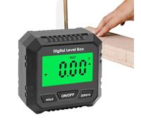 Ángulo magnético Hucks Digital - Cuchillo forrado Mitre para sierras de mesa, Cubo Ángulo Niveles de cuchillas digitales de relleno | Medidor de carpintería