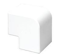 Ángulo Plano Canaleta 20x20 - PVC Resistente - Gestión De Cables - Montaje Sencillo - Apto Para Instalaciones Eléctricas - Blanco