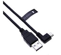 Ángulo Recto Mini USB Cable Mini USB a USB A 2.0 Macho Transferencia de Datos Cargador Compatible con Nuvi 200 / 200W / 205 / 205W / 250 / 250W / 255 / 255W / 260 / 260W | 1M