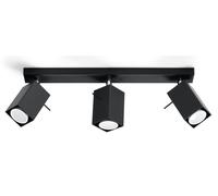 Anguloso Lámpara de Foco Negro Proyectores Empotrado Spot Sala Estar Iluminación