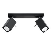 Anguloso Lámpara de Foco Negro Spot Sala Estar Proyectores Empotrado Cocina