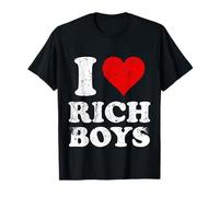 Angustiado I Heart Rich Boys I Love Rich Boys Camiseta