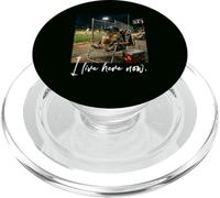 Angustiado I Live Here Now Capybara Baseball Cute Animal PopSockets PopGrip para MagSafe