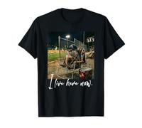 Angustiado I Live Here Now Otter Baseball Cute Animal Camiseta