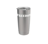 Angustiado Libertad Militar Filosofía Política Democracia Vaso térmico de acero inoxidable de doble pared