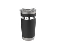 Angustiado Libertad Militar Filosofía Política Democracia Vaso térmico de acero inoxidable de doble pared