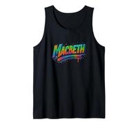Angustiado Macbeth Shakespeare Título Tragedia Jugar Drama Meme Camiseta sin Mangas