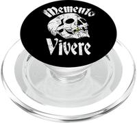 Angustiado Memento Vivere Tattoo Skull Stoic Philosophers PopSockets PopGrip para MagSafe