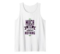 Angustiado Mucho Ado Sobre Nada Shakespeare Título Comedia Camiseta sin Mangas