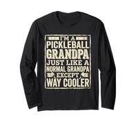 Angustied Athletic Soy un Buen Abuelo de Pickleball Humor Manga Larga