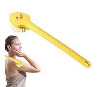 angxiong Cepillo de espalda con mango largo para la ducha, cepillo de espalda de dibujos animados con cerdas suaves, exfoliante corporal, limpiador de espalda de ducha para baño o cepillo seco