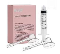 Angzhili 2 juegos de aspirador de pezón, corrector de alimentación para pezones invertidos, retracción, agrandador, ayuda a la lactancia materna, Avent niplette