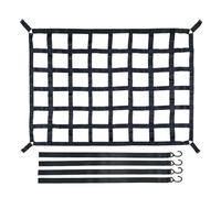 Anhänger-Ladenetz | Super Duty 4" X 4" Bungee Cargo Net,Strapazierfähiges Kleines Bungee-Netz, Dehnt Sich Auf 30,5 X 45,7 Cm Aus, Kompatibel Mit Pickup-Bett, Anhänger, Kofferraum, SUVs