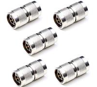 ANHAN N Type - Adaptador coaxial RF N Macho a N Macho (5 Unidades)