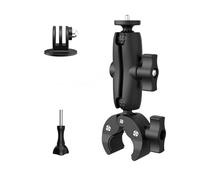 Anhoer Soporte para manillar de cámara, soporte giratorio de 360°, abrazadera para manillar de bicicleta, compatible con GoPro Hero 13/12/11/10/9/Max para Insta360 X5/X4/X3/ONE X2/ONE X