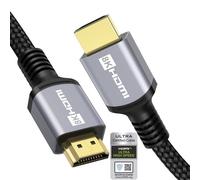 Anhuicco Cable HDMI 2.1 4K 8K HDR Certificado 1 Metro 48Gbps 10K 30Hz 8K 60Hz 4K 120Hz 2K 240Hz Full HD 7680p ALLM FreeSync VRR ARC eARC Dolby HDR 10+ HDCP 2.3 Soporte PS5 Xbox Soundbar 8K TV