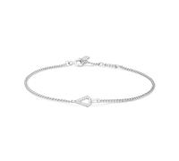 ANIA HAIE Sunshine Chaser - Pulsera de plata de ley 925 con 14 circonitas cúbicas, longitud: 16,5 cm + 2 cm de extensión, incluye caja de regalo