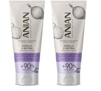 ANIAN - Acondicionador Cebolla y Biotina, 250 ml, para Cabellos Quebradizos, Estimula el Crecimiento Capilar, Antioxidante, Hidrata y Evita la Rotura del Cabello, No Huele a Cebolla (Paquete de 2)