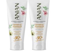 ANIAN - Acondicionador Repara y Revitaliza, 250 ml, para Pelo Seco y Dañado, Hidrata, Revitaliza y Fortalece el Cabello Dañado, con Aceite de Aguacate, Manteca de Cacao y Queratina Vegetal