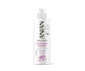 ANIAN - Crema Definidora de Rizos Definición y Volumen, 250 ml, para Cabello Rizado y Ondulado, Moldea y Da Forma a tus Rizos, con Queratina Vegetal, Aloe Vera y Aceite de Coco