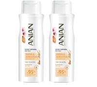 ANIAN - Leche Corporal Avena y Almendras, 500 ml, con Manteca de Karité y Alantoína, Crema Hidratante, Nutre y Calma, Piel más Suave y Tersa, +95% Ingredientes de Origen Natural, Apto para Veganos