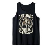Aníbal Barca Elefante Historia cartaginesa Camiseta sin Mangas