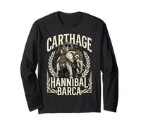 Aníbal Barca Elefante Historia cartaginesa Manga Larga
