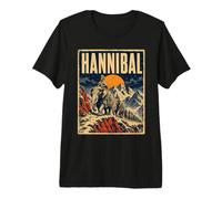Aníbal Cartago Guerrero Elefante Guerrero Historia Camiseta Premium