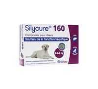 Anidev Silycure 160 - Complemento Apoyo Hepático Perro - 75 Comprimidos | Alimento Complementario - Fórmula Natural con Silibina de Cardo Mariano - Perro Mediano/Grande, Comp. Divisibles