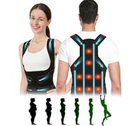 Aniepaa Corrector Postura Espalda, 8 Imanes Back Posture Corrector, Espalda Recta Soporte Ajustable Cuello Hombros Espalda, Corrige Posturas Columna Vertebral Mejora Físico Mujer Hombre