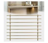 AniFall - Barras protectoras de aluminio para estante de comida, paquete de 8 (33 cm), vallas seguras para cabinas Kichen Bahroom y estanterías de riel y solución de clasificación segura