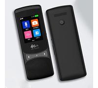 ANIFM Smart AI Traductor de escaneo de Fotos de Voz instantánea Pantalla táctil de 2.4 Pulgadas Soporte WiFi Traducción portátil sin conexión en Varios Idiomas (Color : Black) Familia Comfortable