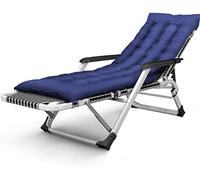 ANIFM Tumbona Ligera Tumbona Plegable Jardín Sillón Reclinable Oficina Almuerzo Cama Balcón Sillón Playa Camping Lazy Sofá Silla Silla portátil, Carga 200 kg (Color : C) Comfortable Anniversary