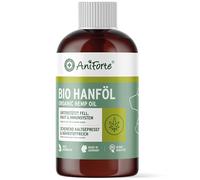 AniForte Aceite de cáñamo orgánico prensado en frío para Perros y Gatos 500 ml - 100% de Aceite de cáñamo Puro como aditivo, Omega-3 y Omega-6